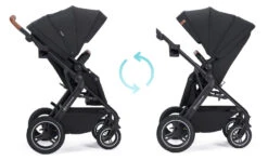 Kinderkraft B-Tour Deep Black 3-in-1 Combi Kinderwagen Incl. Autostoel KSBTOU00BLK3000 -Kinderwagen Winkel kinderkraft b tour 3 in 1 deep black wandelwagen ksbtou00blk3000 10