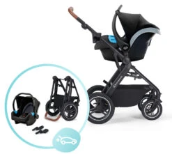 Kinderkraft B-Tour Deep Black 3-in-1 Combi Kinderwagen Incl. Autostoel KSBTOU00BLK3000 -Kinderwagen Winkel kinderkraft b tour 3 in 1 deep black wandelwagen ksbtou00blk3000 13