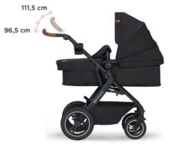 Kinderkraft B-Tour Deep Black 3-in-1 Combi Kinderwagen Incl. Autostoel KSBTOU00BLK3000 -Kinderwagen Winkel kinderkraft b tour 3 in 1 deep black wandelwagen ksbtou00blk3000 7