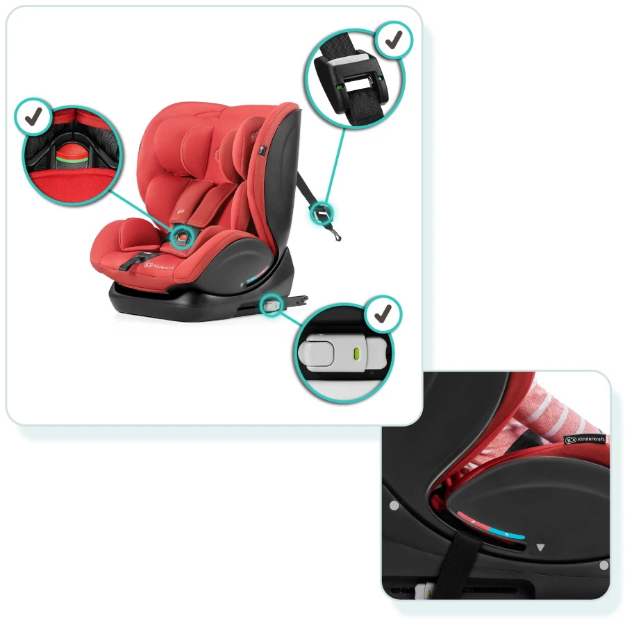Kinderkraft MyWay Black 0-36 Kg Isofix Autostoel MWAYBLK 15 Kinderkraft MyWay Black 0-36 Kg Isofix Autostoel MWAYBLK - Afbeelding 13