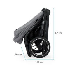 Kinderkraft Nea Deep Grey 2-in-1 Kinderwagen KSNEA000DGR2000 -Kinderwagen Winkel kinderkraft nea 2 in 1 kinderwagen sfeer 6 1