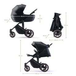 Kinderkraft Prime 2 Venezian Black 3-in-1 Kinderwagen Incl. Autostoel KSPRIM02BLK3000 -Kinderwagen Winkel kinderkraft prime 2 venezian black 3in1 kinderwagen ksprim02blk3000 2