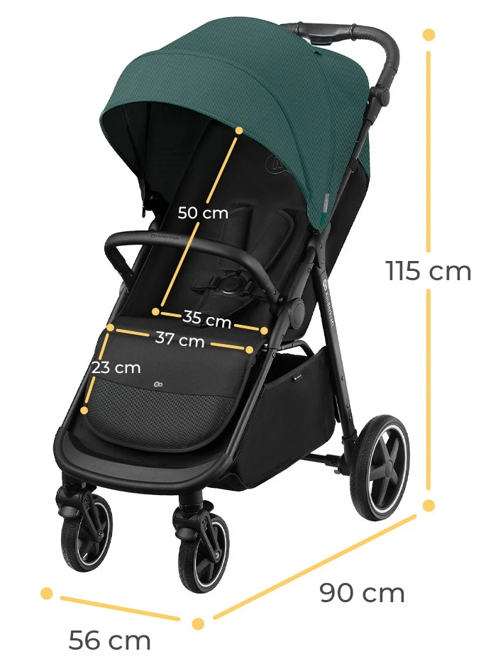 Kinderkraft Route Midnight Black Wandelwagen KSROUT00BLK0000 11 Kinderkraft Route Midnight Black Wandelwagen KSROUT00BLK0000 - Afbeelding 9