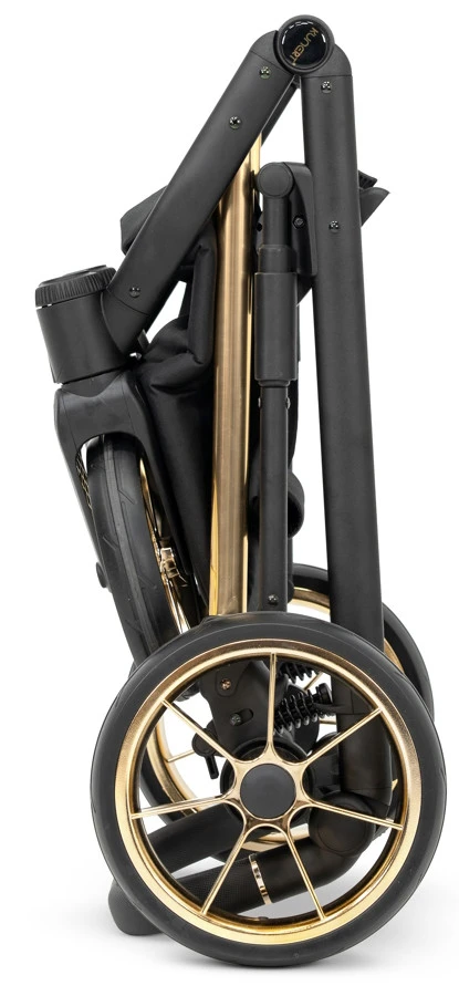 Kunert Ivento Premium Gold Deep Black 2-in-1 Kinderwagen IVE-12-GOLD 5 Kunert Ivento Premium Gold Deep Black 2-in-1 Kinderwagen IVE-12-GOLD - Afbeelding 3