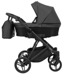 Kunert Lazzio Black Eco-Leather 2-in-1 Kinderwagen LAZ-11-BLACK -Kinderwagen Winkel kunert lazzio black eco leather 2 in 1 kinderwagen laz 11 black