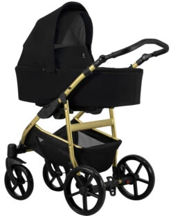 Kunert Mata Gold Black 2-in-1 Combi Kinderwagen MATA-10-GOLD