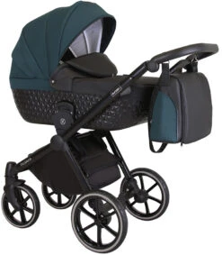 Kunert Talisman Black Green 2-in-1 Kinderwagen TA-04-BLACK