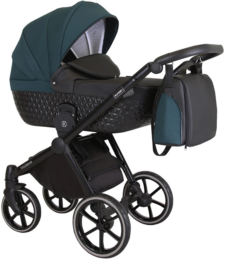 Kunert Talisman Black Green 2-in-1 Kinderwagen TA-04-BLACK 3 Kunert Talisman Black Green 2-in-1 Kinderwagen TA-04-BLACK