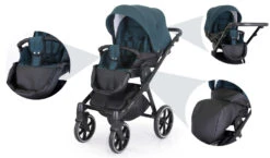 Kunert Talisman Black Green 2-in-1 Kinderwagen TA-04-BLACK 38 Kunert Talisman Black Green 2-in-1 Kinderwagen TA-04-BLACK -Kinderwagen Winkel kunert talisman black green 2 in 1 kinderwagen ta 04 black 17 1