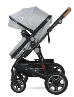 Lorelli Lora Cool Grey Elephants 3-in-1 Combi Kinderwagen Incl. Autostoel 1002128-2123D -Kinderwagen Winkel lorelli lora cool grey elephants 3 in 1 5