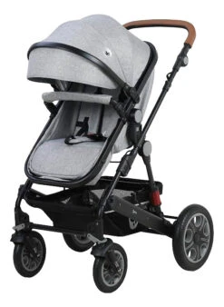 Lorelli Lora Cool Grey Elephants 3-in-1 Combi Kinderwagen Incl. Autostoel 1002128-2123D -Kinderwagen Winkel lorelli lora cool grey elephants 3 in 1 6