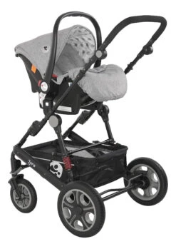 Lorelli Lora Cool Grey Elephants 3-in-1 Combi Kinderwagen Incl. Autostoel 1002128-2123D -Kinderwagen Winkel lorelli lora cool grey elephants 3 in 1 7