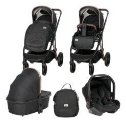 Lorelli Aria Black 3-in-1 Kinderwagen Incl. Autostoel 1002177-2352 -Kinderwagen Winkel lorelli aria black 3 in 1 combi 1002177 2352 12