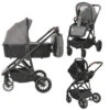 Lorelli Aria Grey 3-in-1 Kinderwagen Incl. Autostoel 1002177-2325 -Kinderwagen Winkel lorelli aria grey 3 in 1 combi 1002177 2325 hoofd