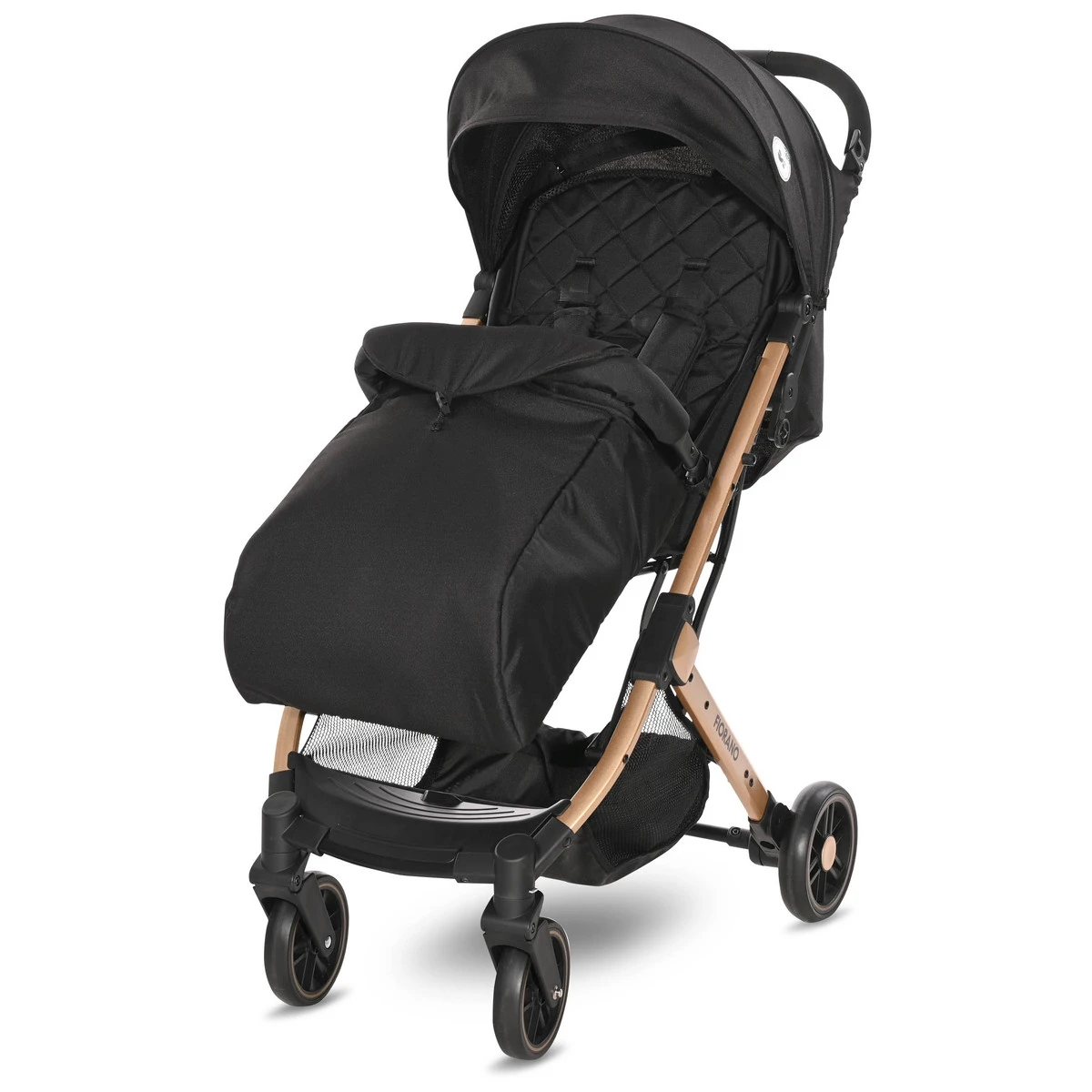 Lorelli Fiorano Black Wandelwagen Incl. Beenkap 1002149-2305 4 Lorelli Fiorano Black Wandelwagen Incl. Beenkap 1002149-2305 - Afbeelding 2