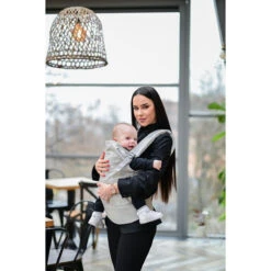 Lorelli Wally Grey Floral Ergonomische Draagzak 1001016-0001 -Kinderwagen Winkel lorelli wally grey floral ergonomische draagzak 1001016 0001 5