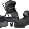 Cangaroo Macan Black 3-in-1 Combi Kinderwagen Incl. Autostoel 2826 -Kinderwagen Winkel macan black kinderwagen