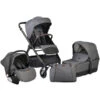 Cangaroo Macan Grey 3-in-1 Combi Kinderwagen Incl. Autostoel 2819 -Kinderwagen Winkel macan grey kinderwagen 1 1 1
