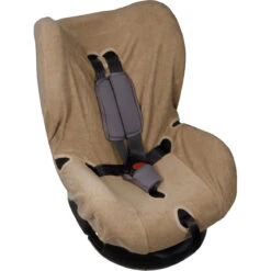 MamaLoes Badstof Nougat Groep 1+ Autostoelhoes ML010701 -Kinderwagen Winkel mamaloes badstof nougat groep 1 autostoelhoes ml010701 03
