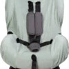 MamaLoes Badstof Stone Green Groep 1+ Autostoelhoes ML6387 -Kinderwagen Winkel mamaloes badstof stone green groep 1 autostoelhoes ml6387 01 1