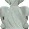 MamaLoes Badstof Stone Green Groep 2/3 Autostoelhoes ML6487 -Kinderwagen Winkel mamaloes badstof stone green groep 2 3 autostoelhoes ml6487 01