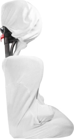 MamaLoes Badstof White Groep 2/3 Autostoelhoes ML6488 -Kinderwagen Winkel mamaloes badstof white groep 2 3 autostoelhoes ml6488 02