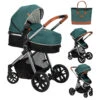 Momi Limuru Green 2-in-1 Combi Kinderwagen WOSP00028 -Kinderwagen Winkel momi limuru green 2 in 1 combi kinderwagen wosp00028 1