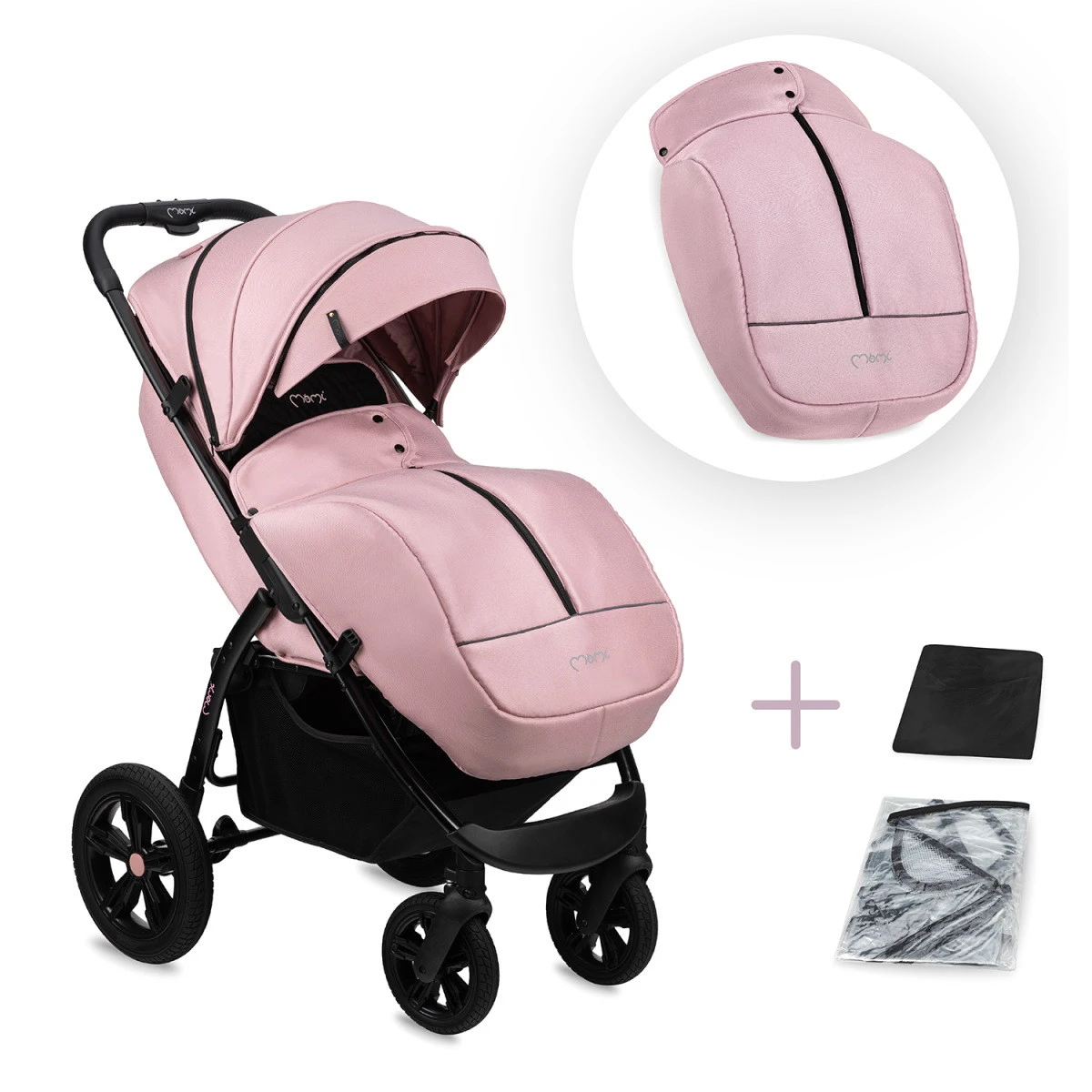 Momi Miya Pink Wandelwagen WOSP00031 13 Momi Miya Pink Wandelwagen WOSP00031 - Afbeelding 11