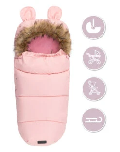 Momi Pink Universele Voetenzak AKCE00033 -Kinderwagen Winkel momi pink universele voetenzak akce00033 6