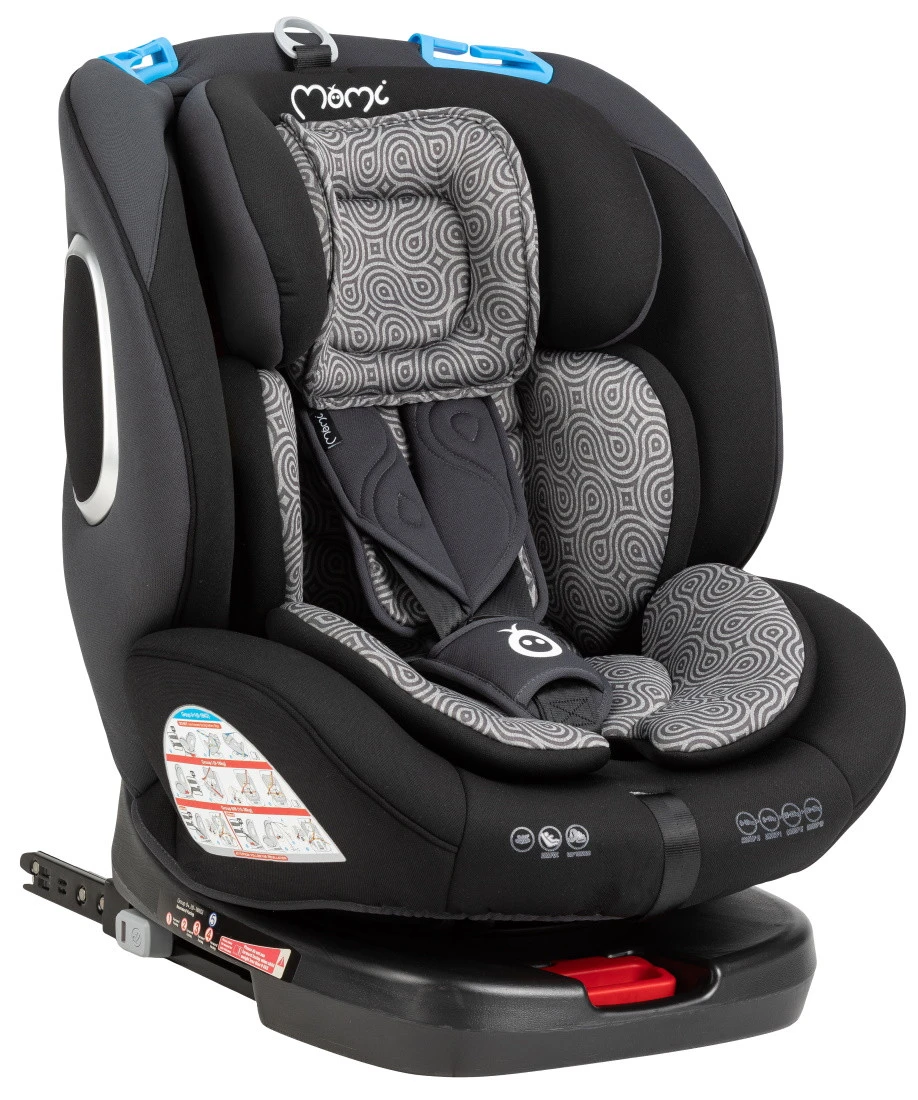 Momi Tordi Zwart Isofix 360° 0-36 Kg Autostoel FOSA00016 3 Momi Tordi Zwart Isofix 360° 0-36 Kg Autostoel FOSA00016