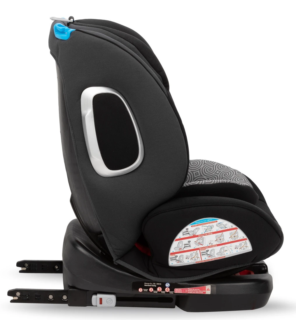 Momi Tordi Zwart Isofix 360° 0-36 Kg Autostoel FOSA00016 6 Momi Tordi Zwart Isofix 360° 0-36 Kg Autostoel FOSA00016 - Afbeelding 4