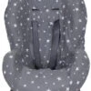 Sevibaby Grey Star Groep 1 Autostoelhoes 361-13 1 Sevibaby Grey Star Groep 1 Autostoelhoes 361-13 -Kinderwagen Winkel sevibaby grey star groep 1 autostoelhoes 361 13