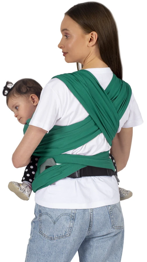Sevibaby Groen Draagdoek 565-15 4 Sevibaby Groen Draagdoek 565-15 - Afbeelding 2