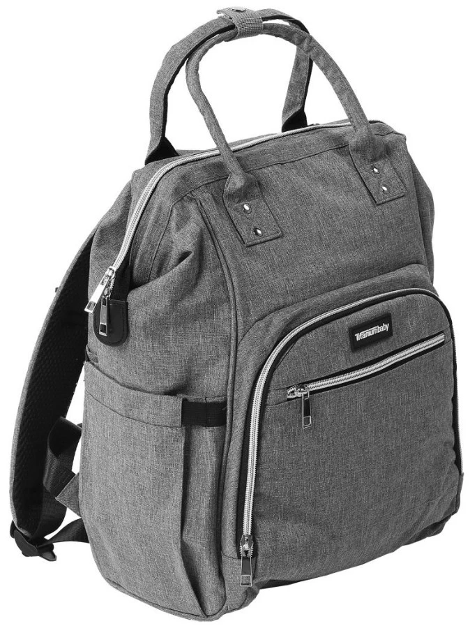 Titaniumbaby Mommy Sports Grey Backpack Verzorgingstas TB-4081 3 Titaniumbaby Mommy Sports Grey Backpack Verzorgingstas TB-4081