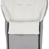 Zaffiro Melange Grijs Wit Universele Afritsbare Voetenzak S13 -Kinderwagen Winkel zaffiro voetenzak grijs melange 1