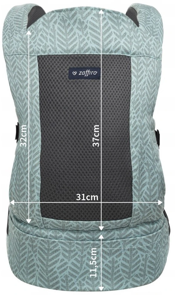 Zaffiro City Air Beige Leaves Ergonomische Draagzak 7398 6 Zaffiro City Air Beige Leaves Ergonomische Draagzak 7398 - Afbeelding 5
