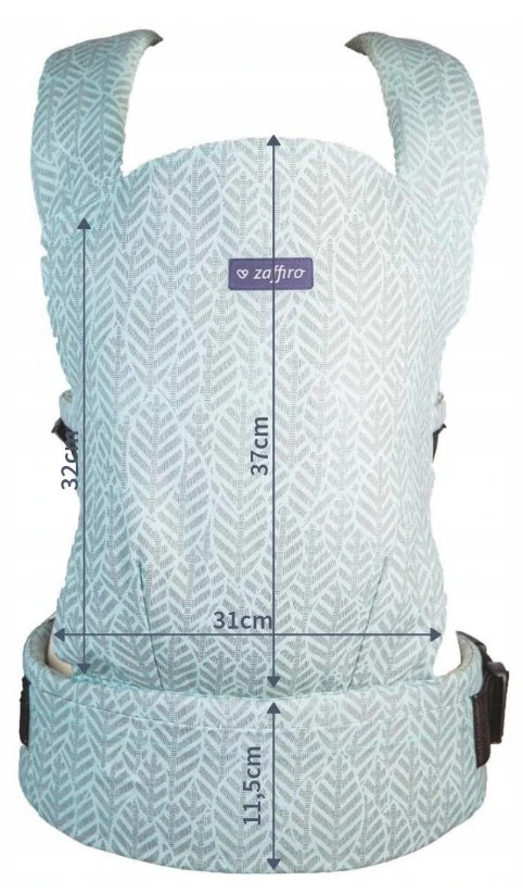 Zaffiro City Beige Leaves Ergonomische Draagzak 45394 4 Zaffiro City Beige Leaves Ergonomische Draagzak 45394 - Afbeelding 2