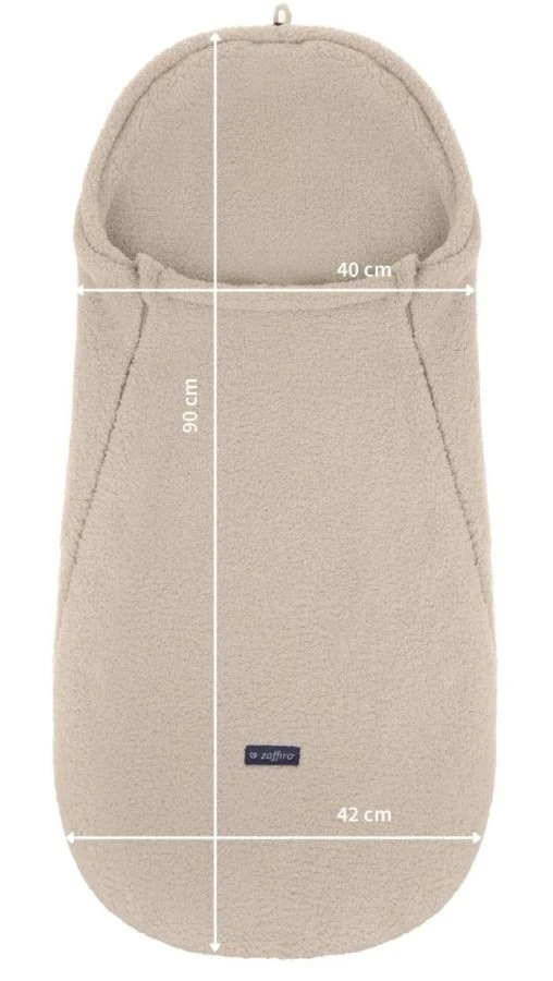 Zaffiro MINI Lama Vanilla Autostoel Voetenzak 5 Zaffiro MINI Lama Vanilla Autostoel Voetenzak - Afbeelding 3